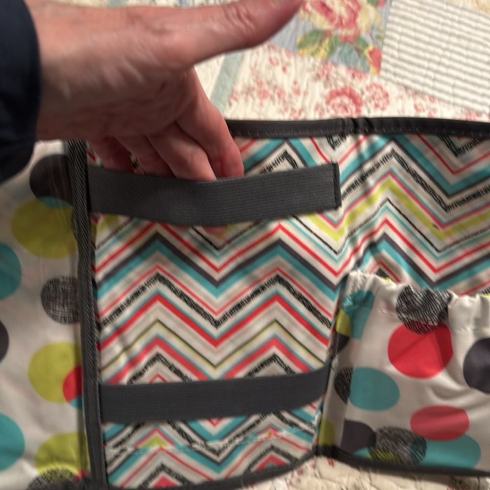 Thirty-one Pen Pencil Tablet Holder NWOT Elastic Closure Multi Colored - Picture 3 of 13